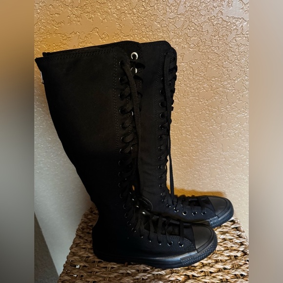 Converse Chuck Taylor All Star XXHi 7.5
Women/5.5 Men Black Knee Hi Punk Grunge - Picture 5 of 13